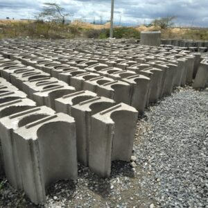 Precast concrete road channels